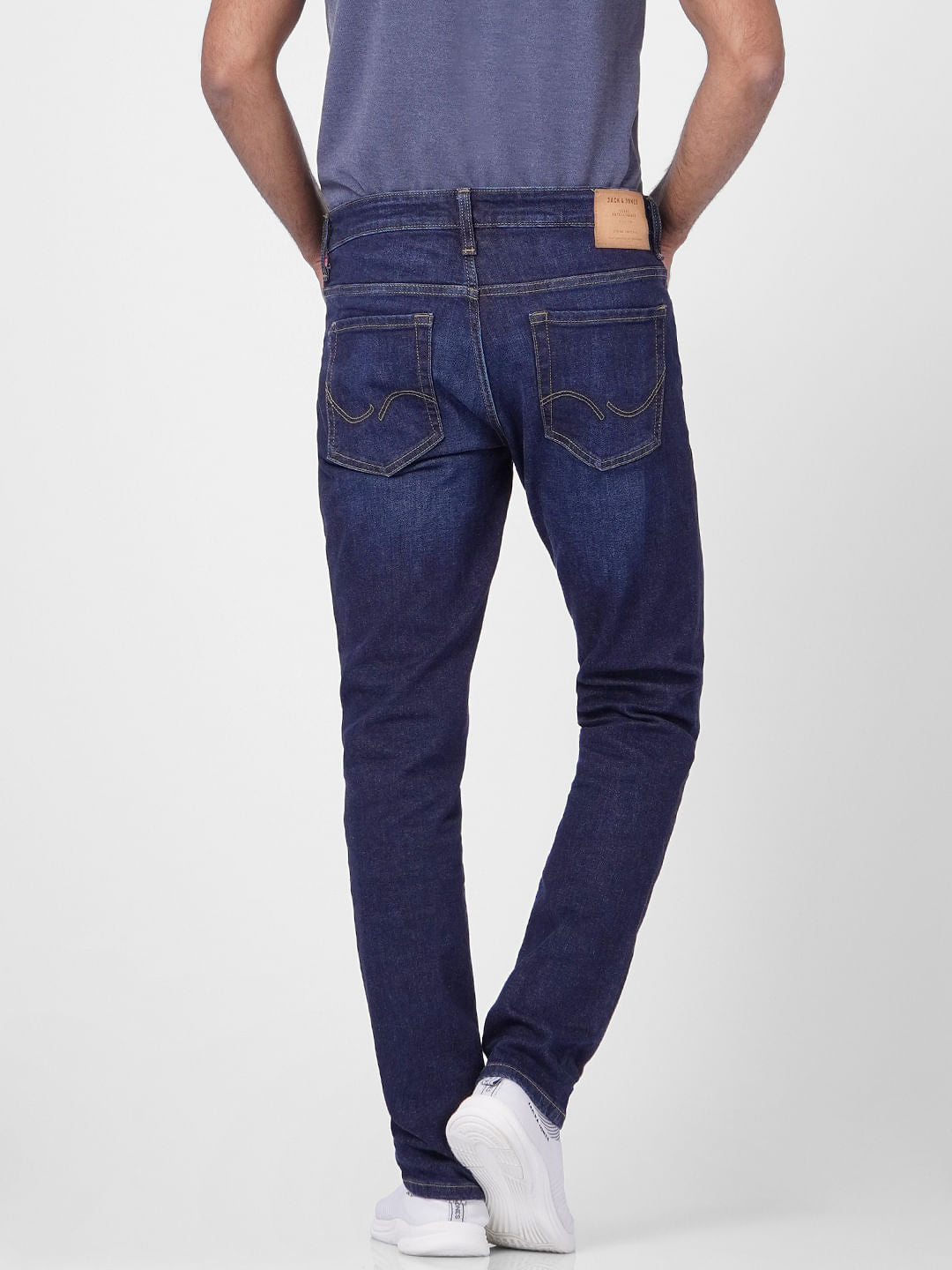 Dark Blue Low Rise Ben Skinny Jeans