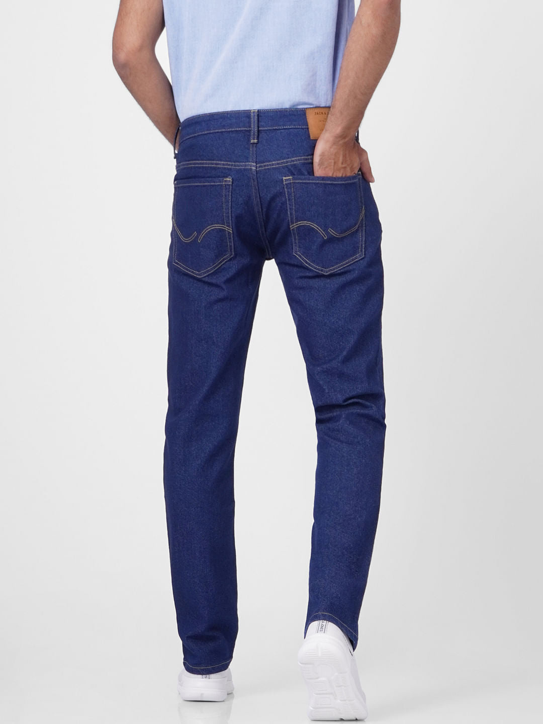 Dark Blue Low Rise Ben Skinny Jeans