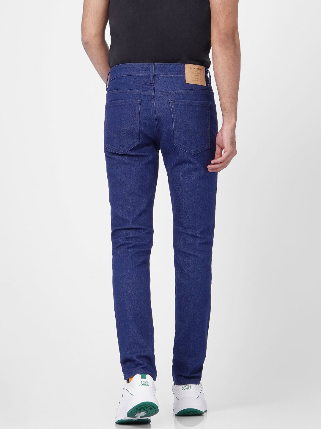 Dark Blue Low Rise Glenn Slim Jeans