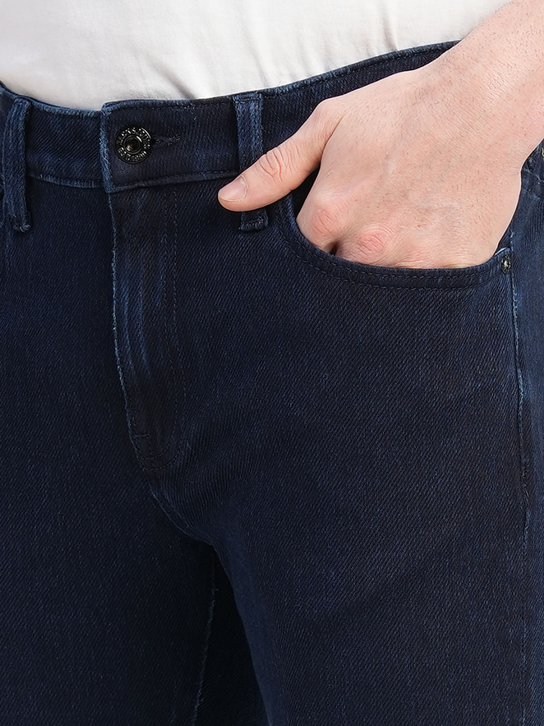 Dark Blue Low Rise Ben Skinny Jeans