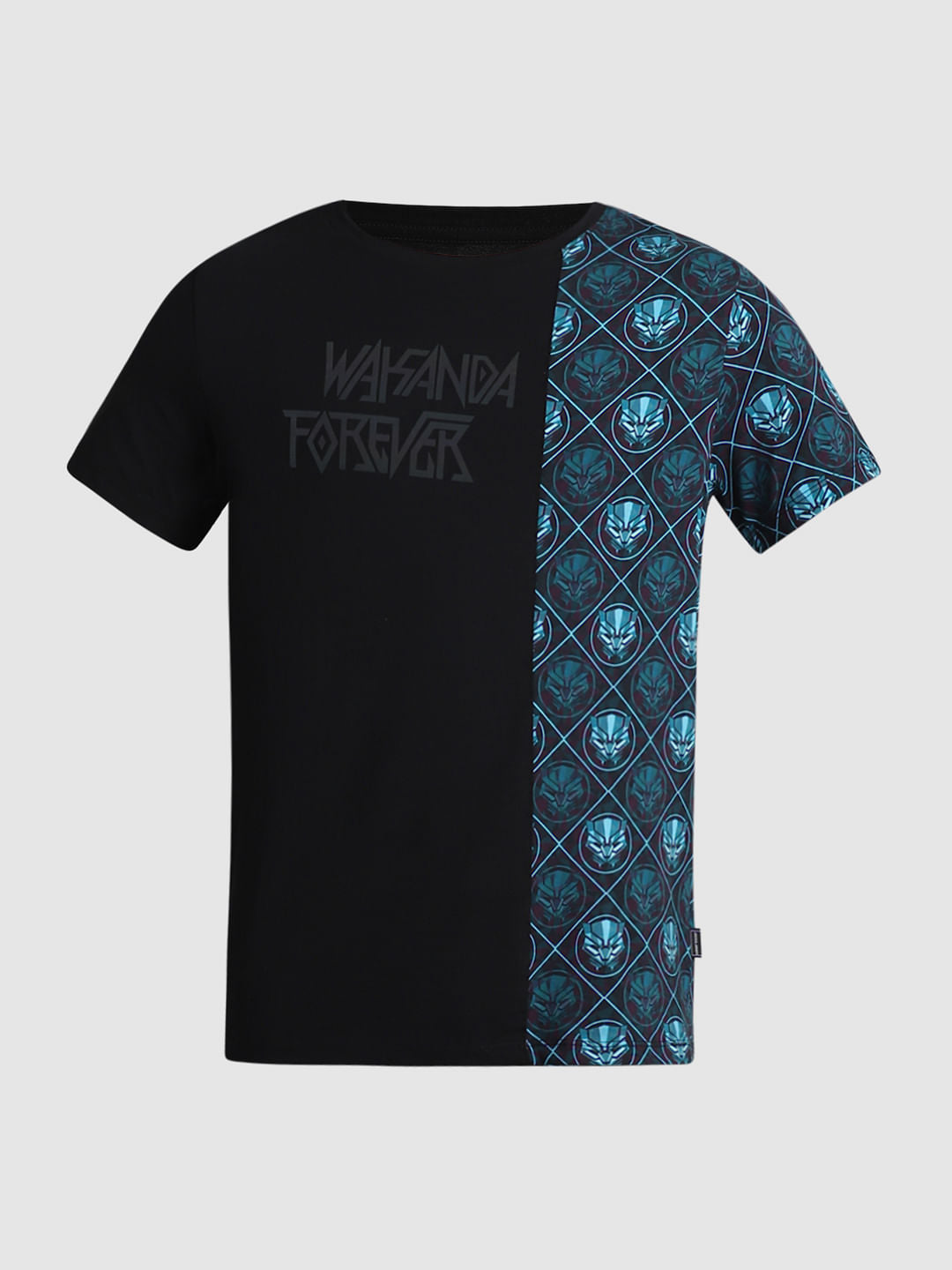 Jack&Jones X Black Panther Blue Printed Co-ord T-shirt