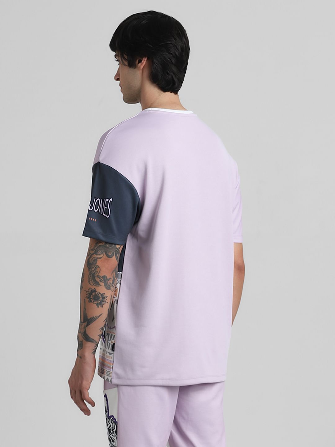 Jack&Jones X Black Panther Purple OVERSIZED Co-ord T-shirt