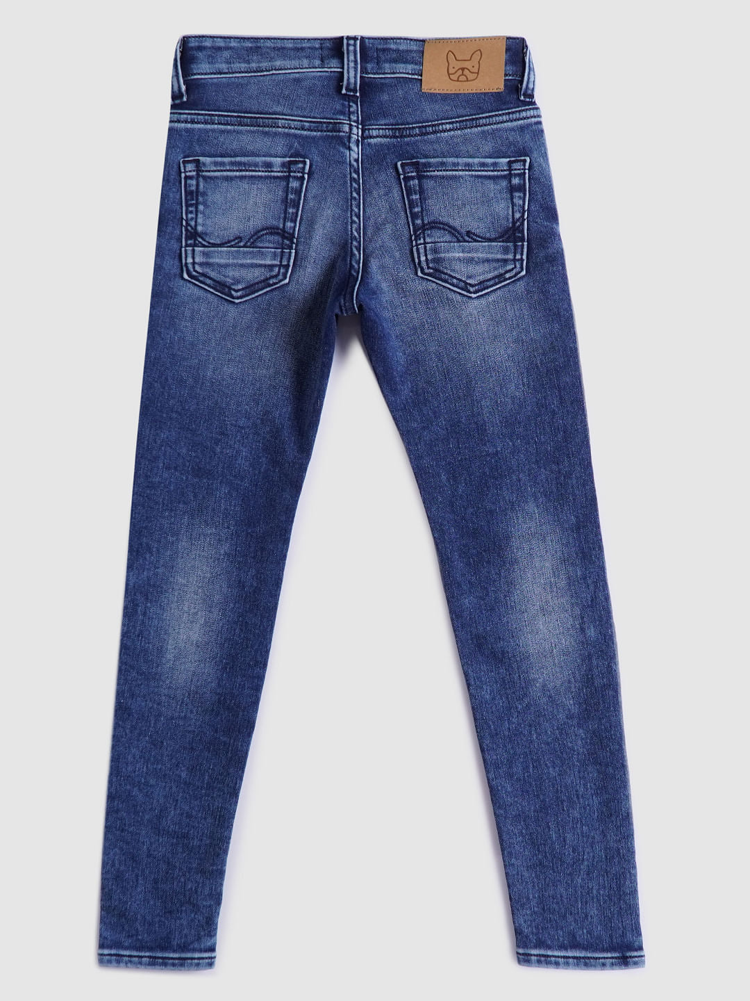 Boys Blue Mid Rise Glenn Slim Fit Jeans