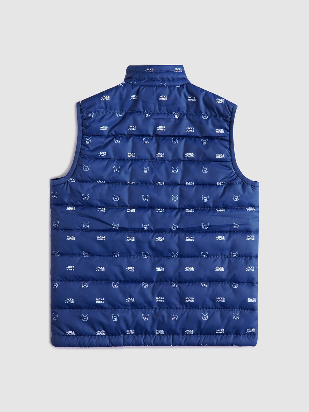 BOYS Blue Sleeveless Puffer Winter Jacket