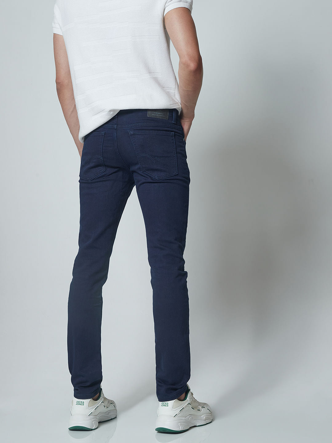Blue Low Rise Slim Jeans