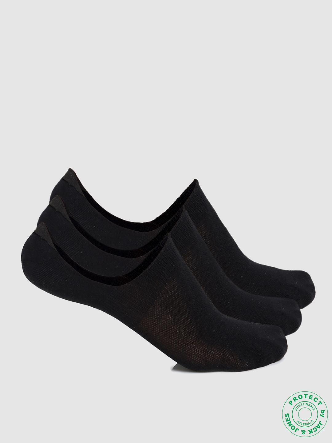 Pack of 3 Footies - Black