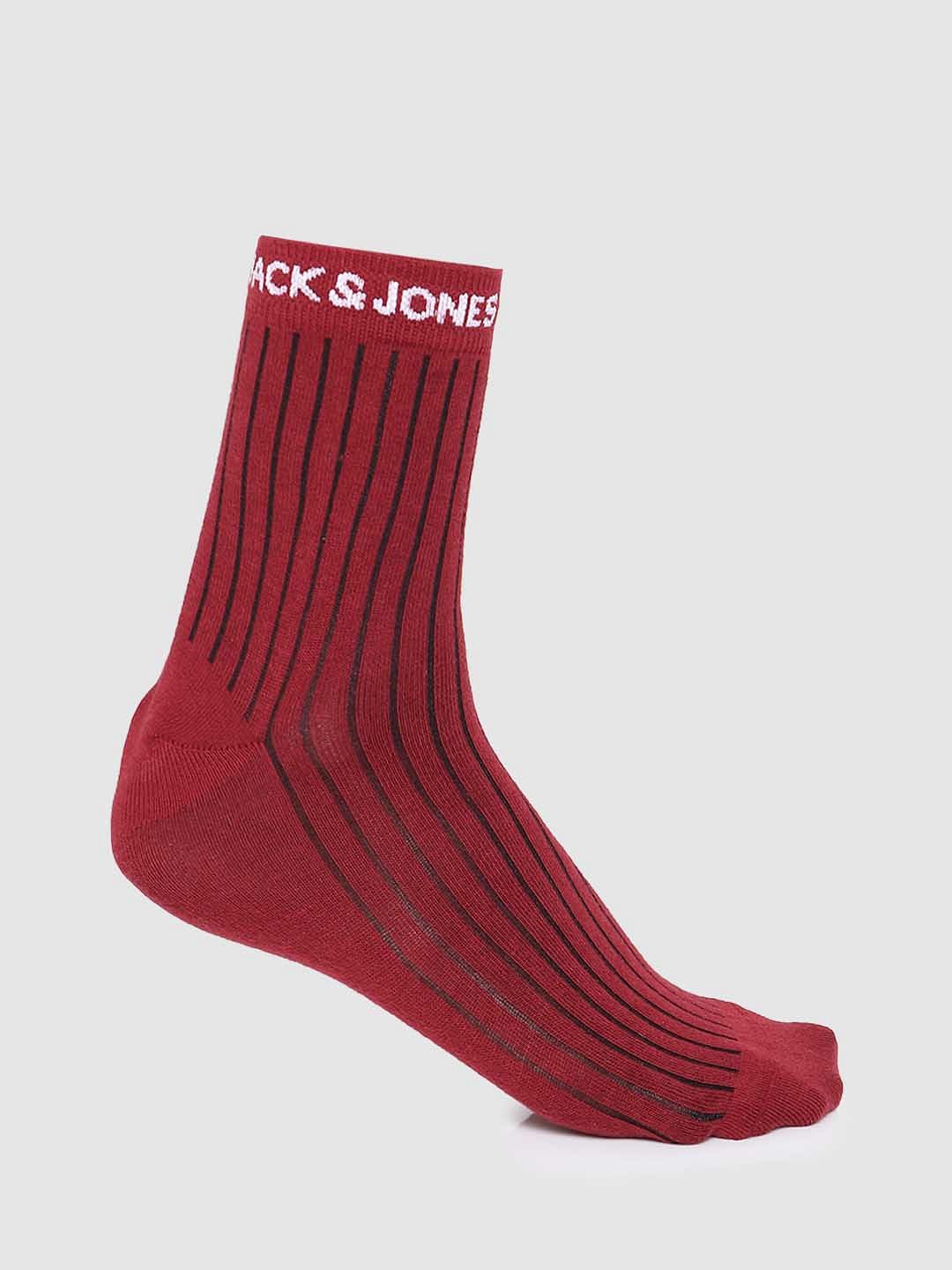 Pack of 3 Stripe Mid Length Socks - Multi-coloured