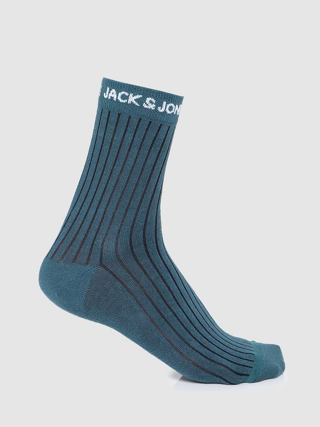 Pack of 3 Stripe Mid Length Socks - Multi-coloured