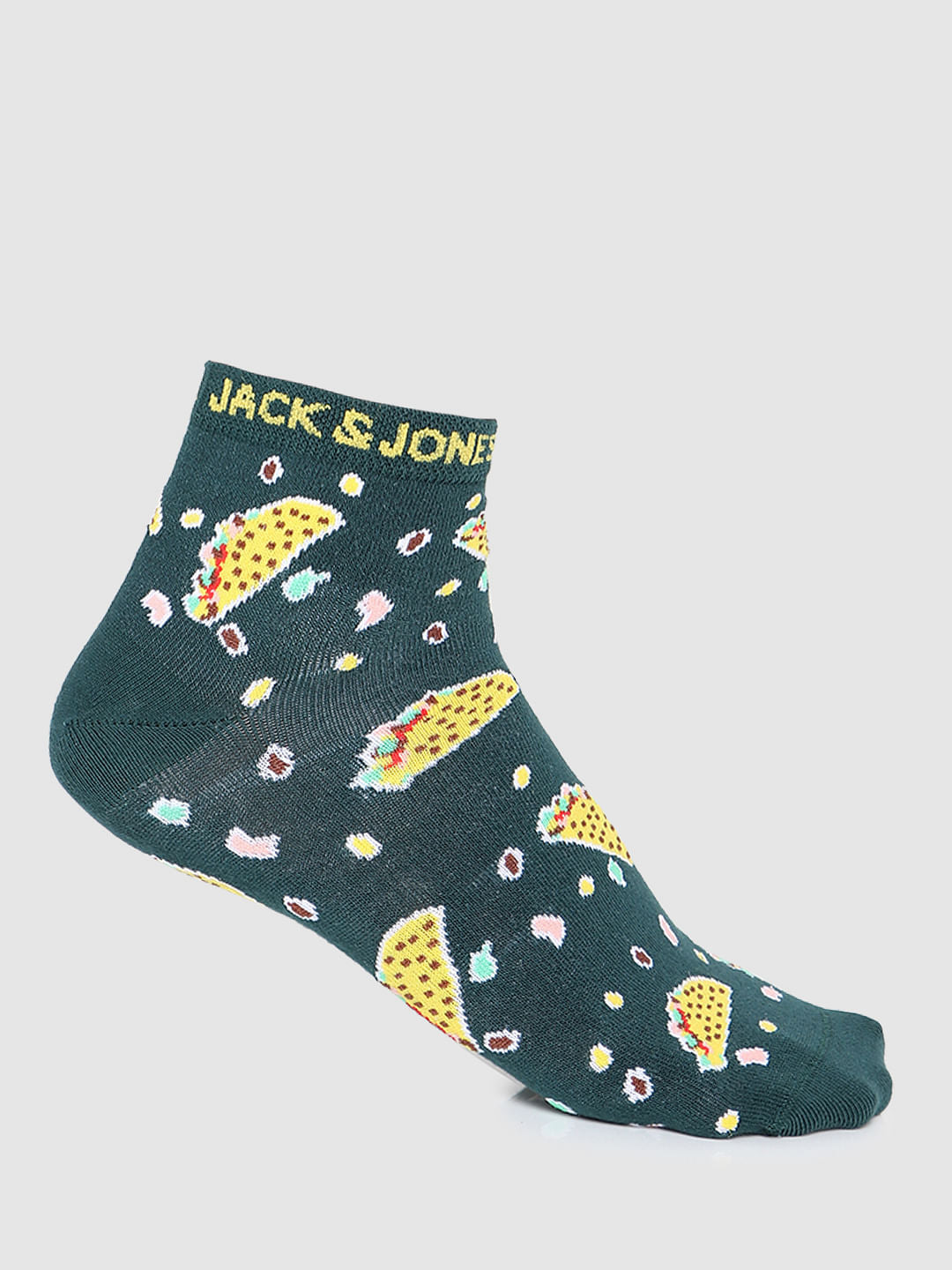 Pack of 2 Graphic Print Ankle Socks - Multi-coloured