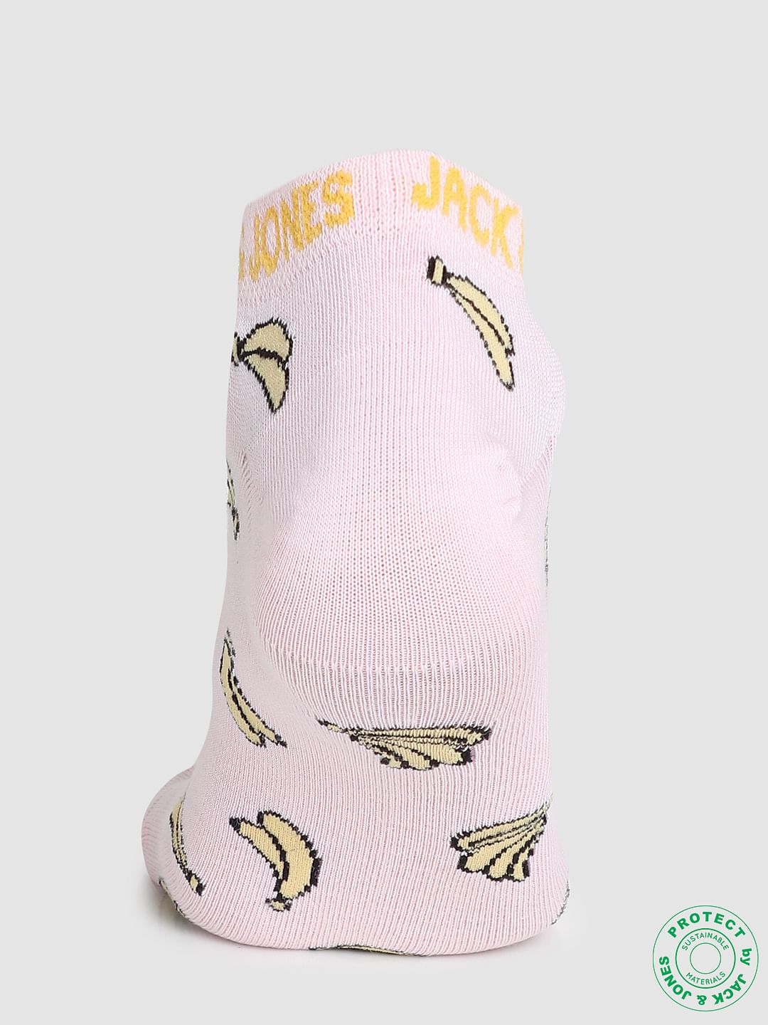 Pack of 2 Fruit Printed Socks - Blue & Pink