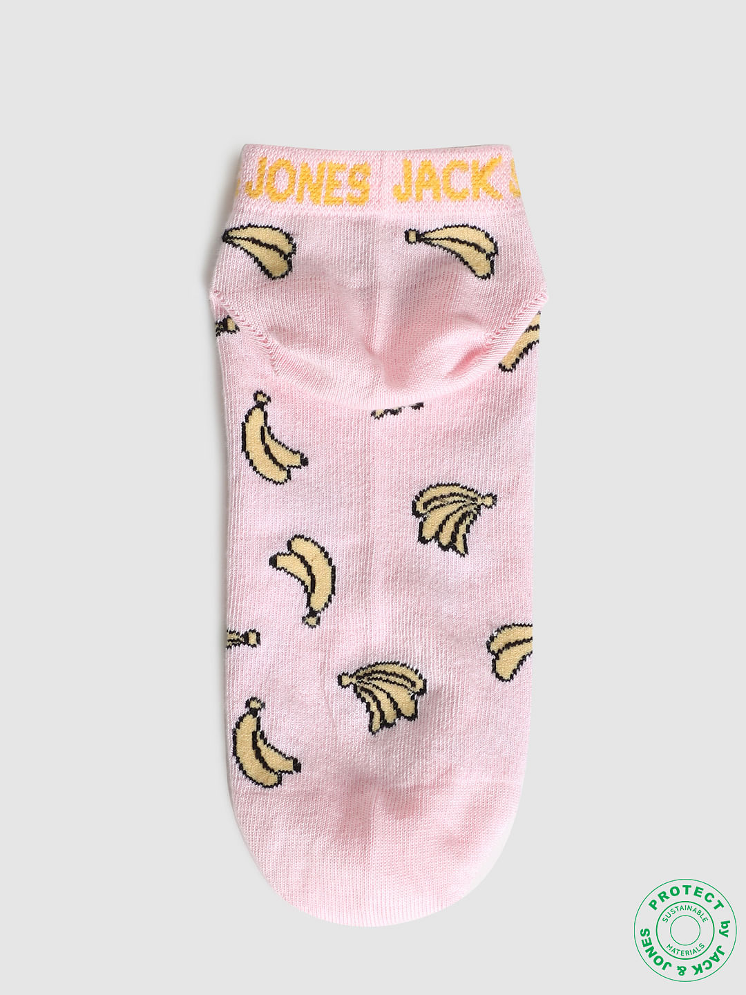 Pack of 2 Fruit Printed Socks - Blue & Pink