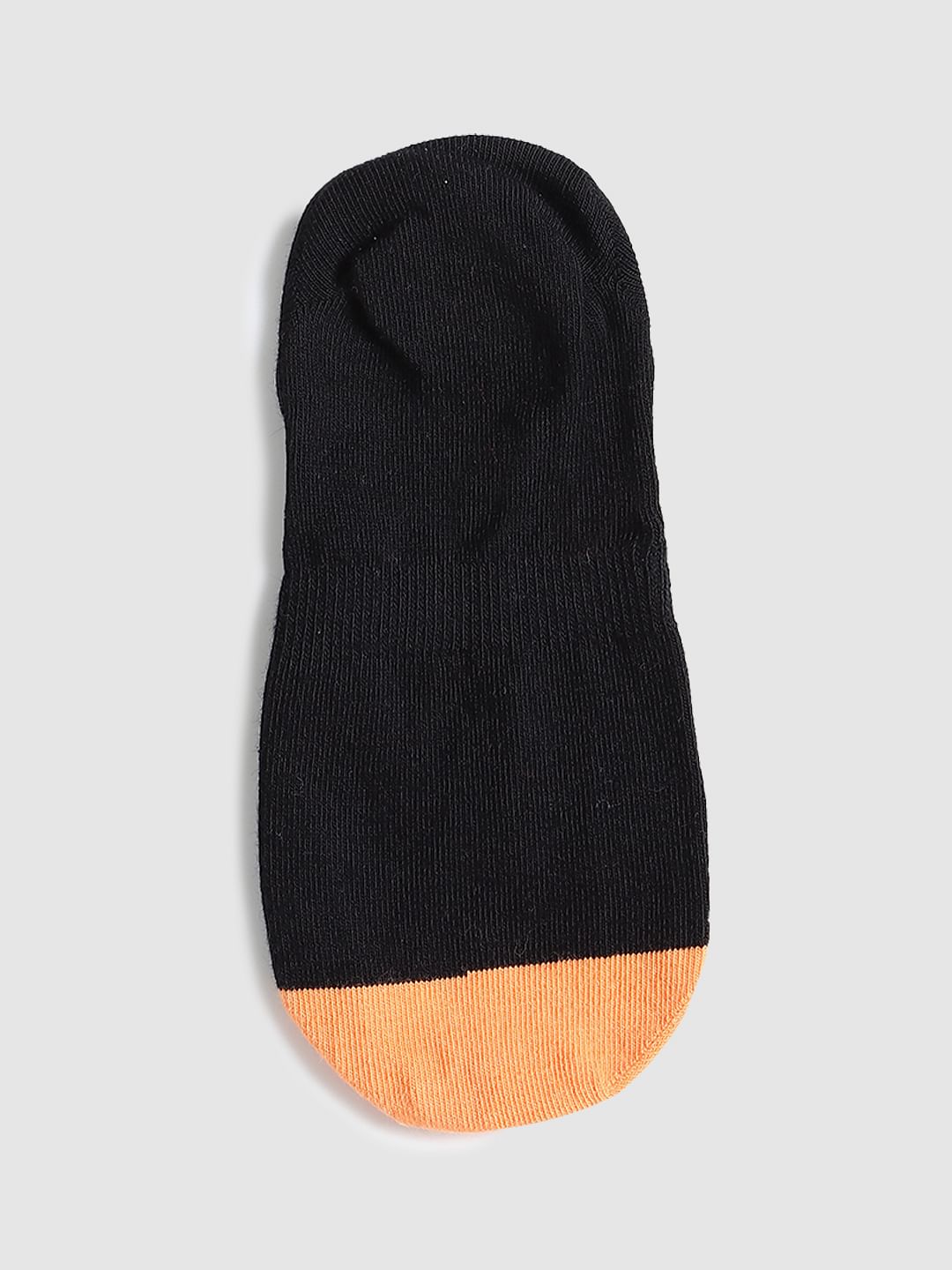 Black Slogan Print Footies