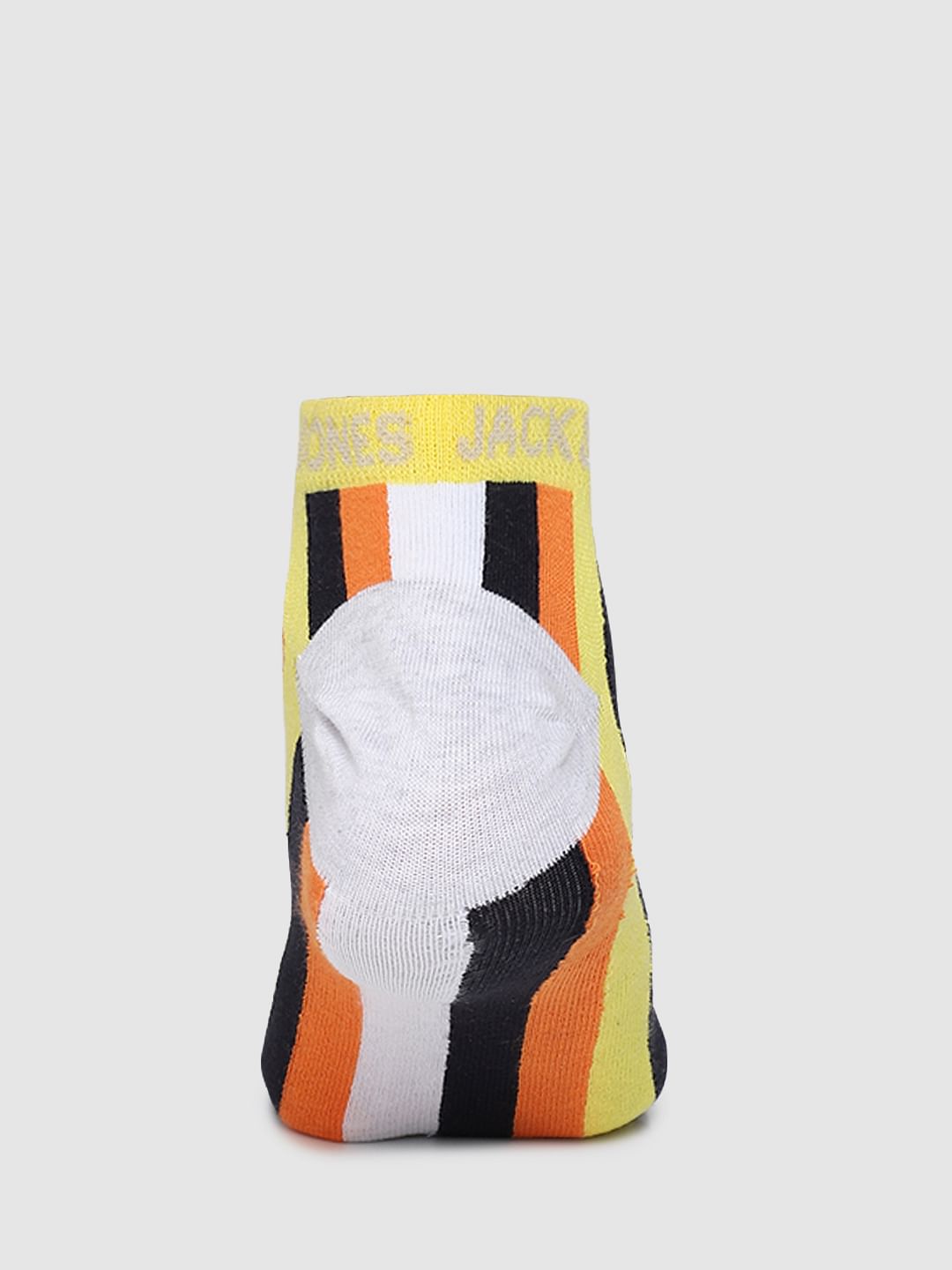 Multi-coloured Striped Ankle Socks