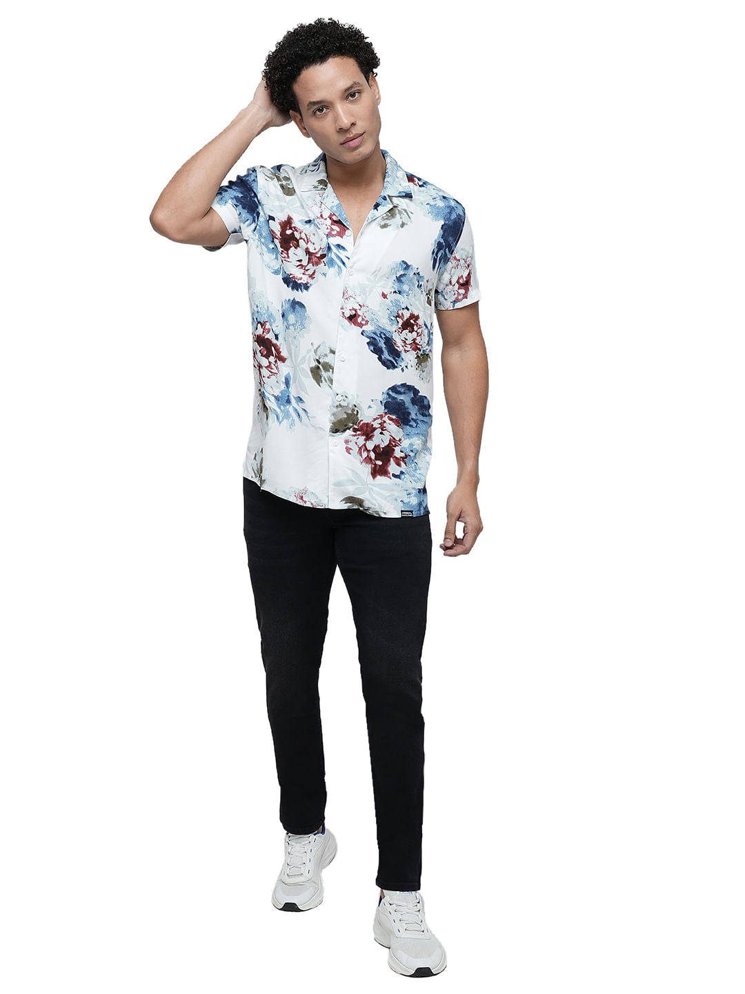 PRODUKT by JACK&JONES Black Mid Rise Slim Fit Jeans
