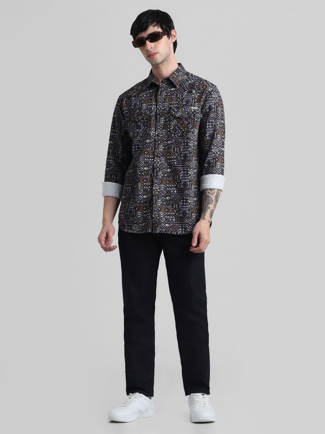 Dark Blue Low Rise 5-Pocket Slim Fit Jeans