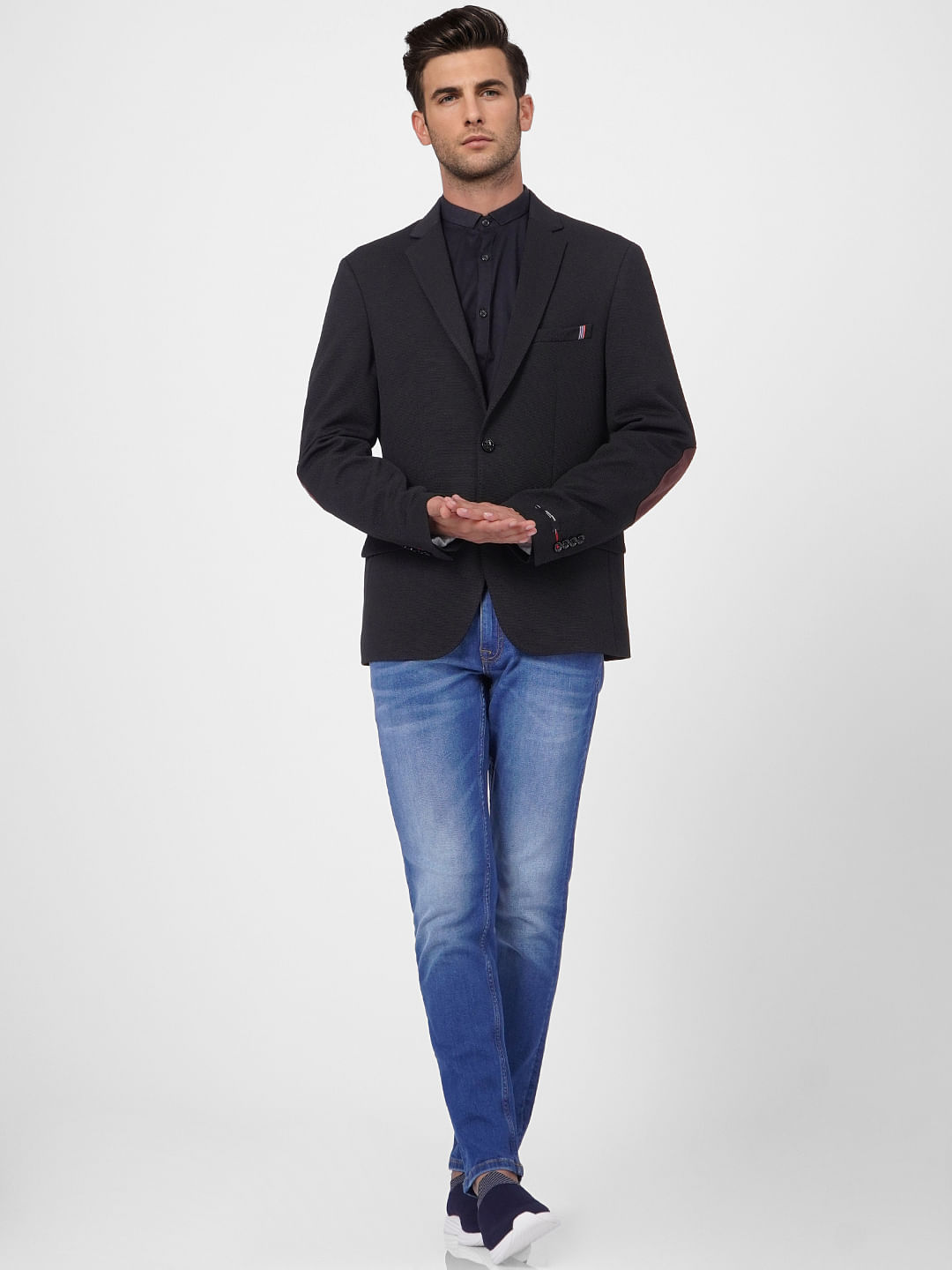 Black Knit Blazer
