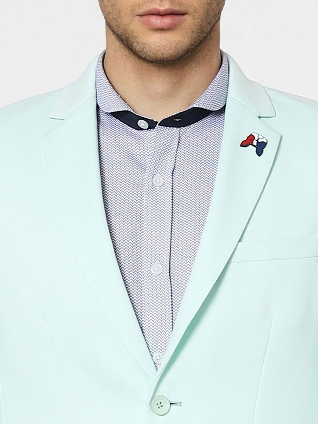 Green Formal Suit Blazer