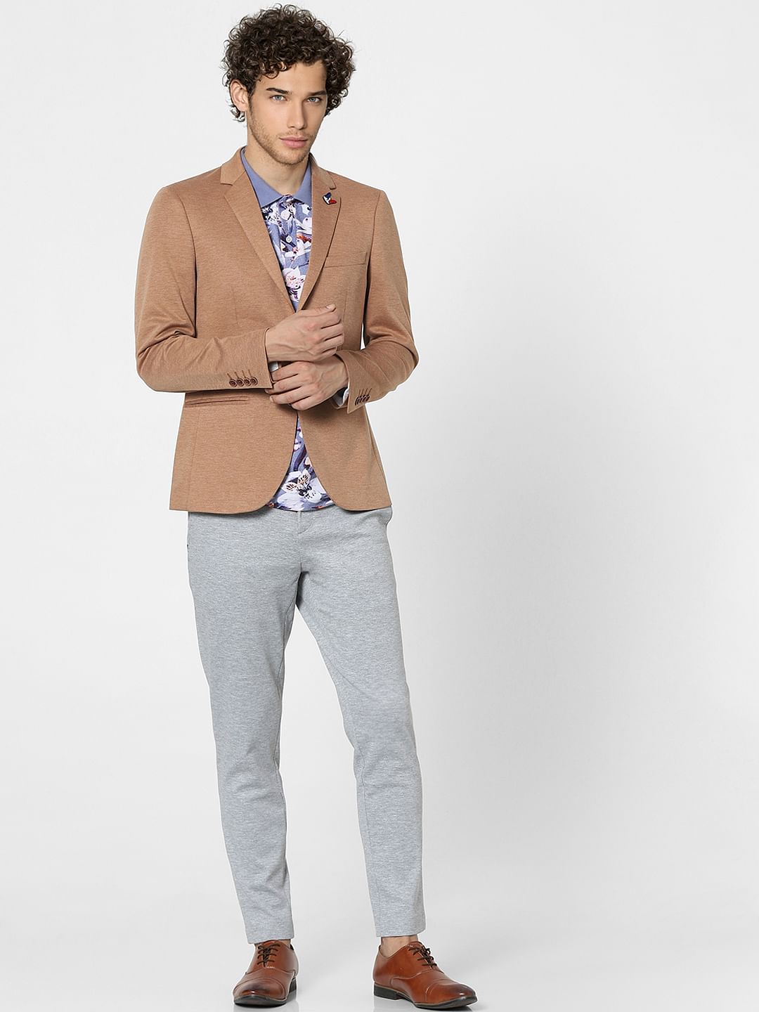 Brown Formal Blazer