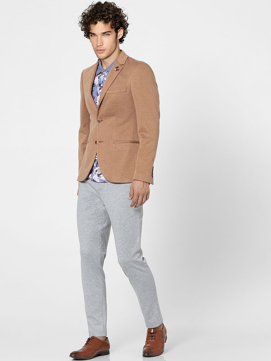 Grey Tailored Trousers