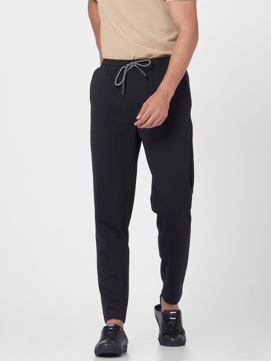 Black Mid Rise Pants