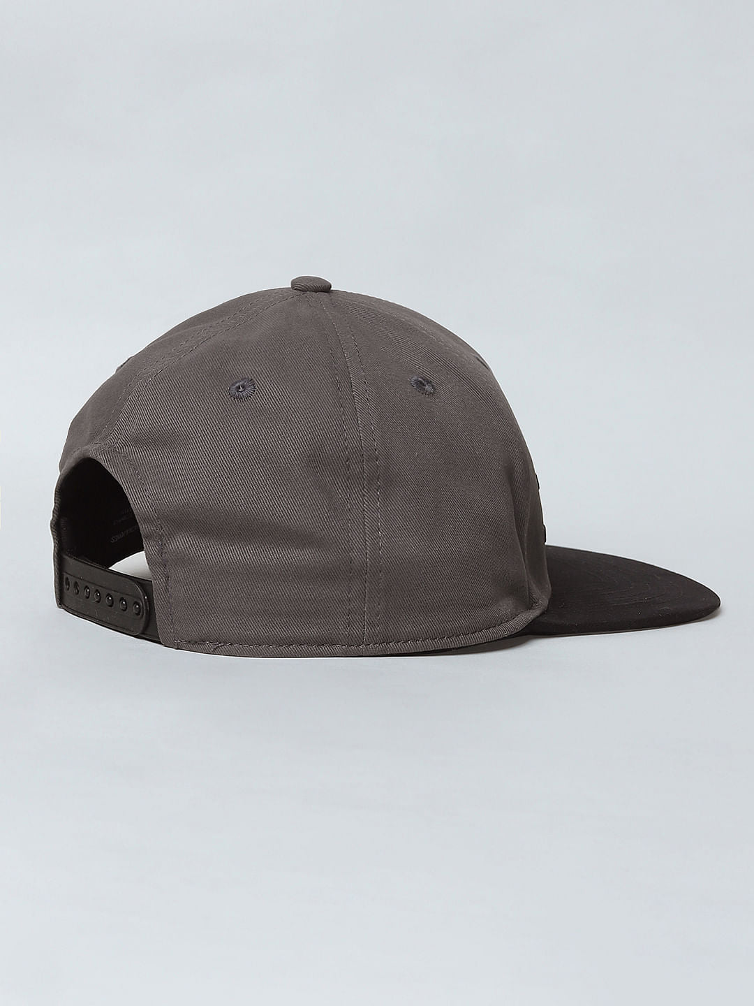 Boys Grey Logo Print Baseball Cap
