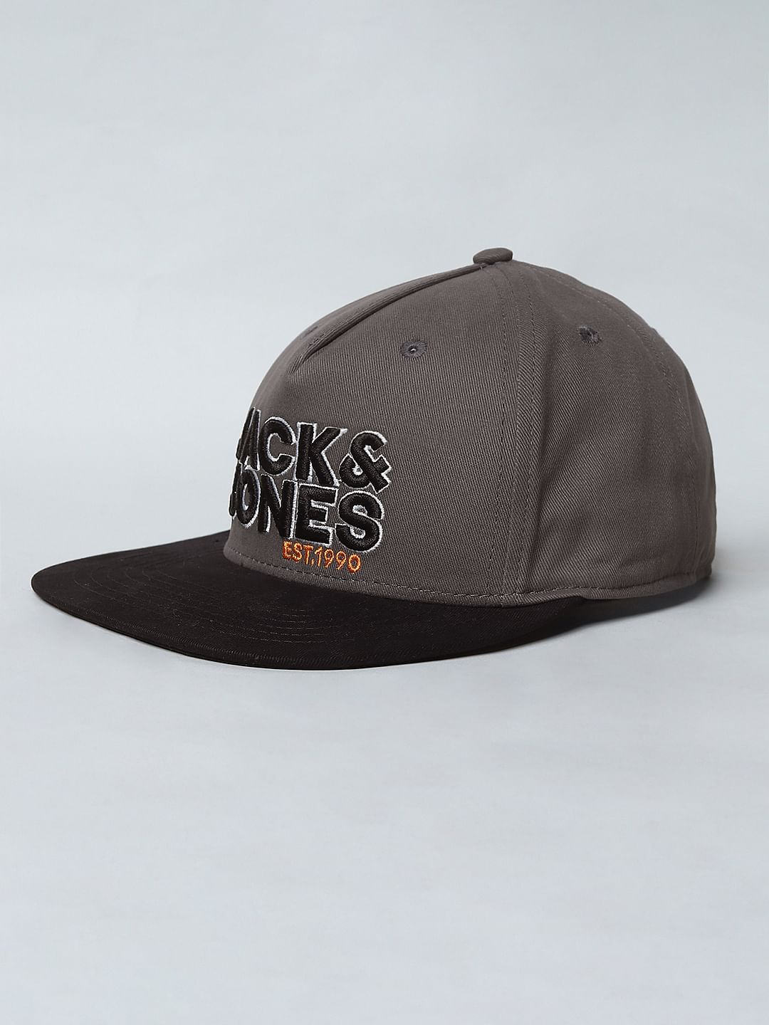 Boys Grey Logo Print Baseball Cap