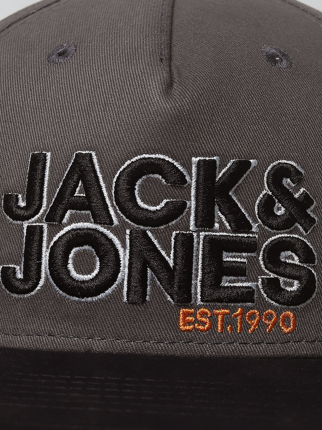 Boys Grey Logo Print Baseball Cap