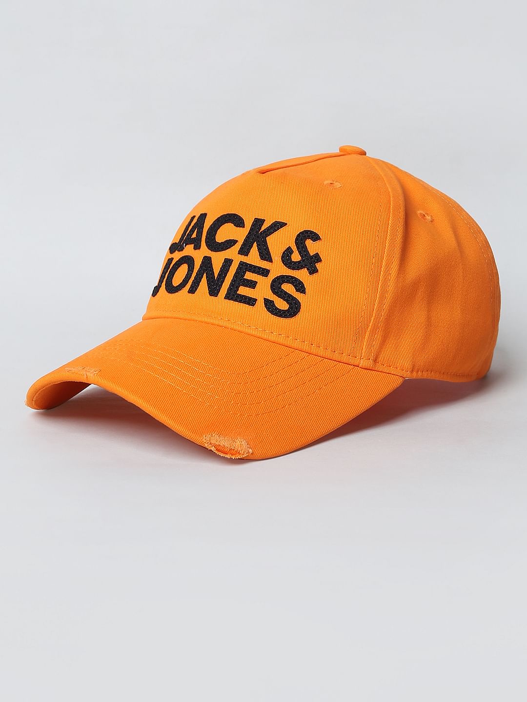 Boys Orange Logo Print Baseball Cap