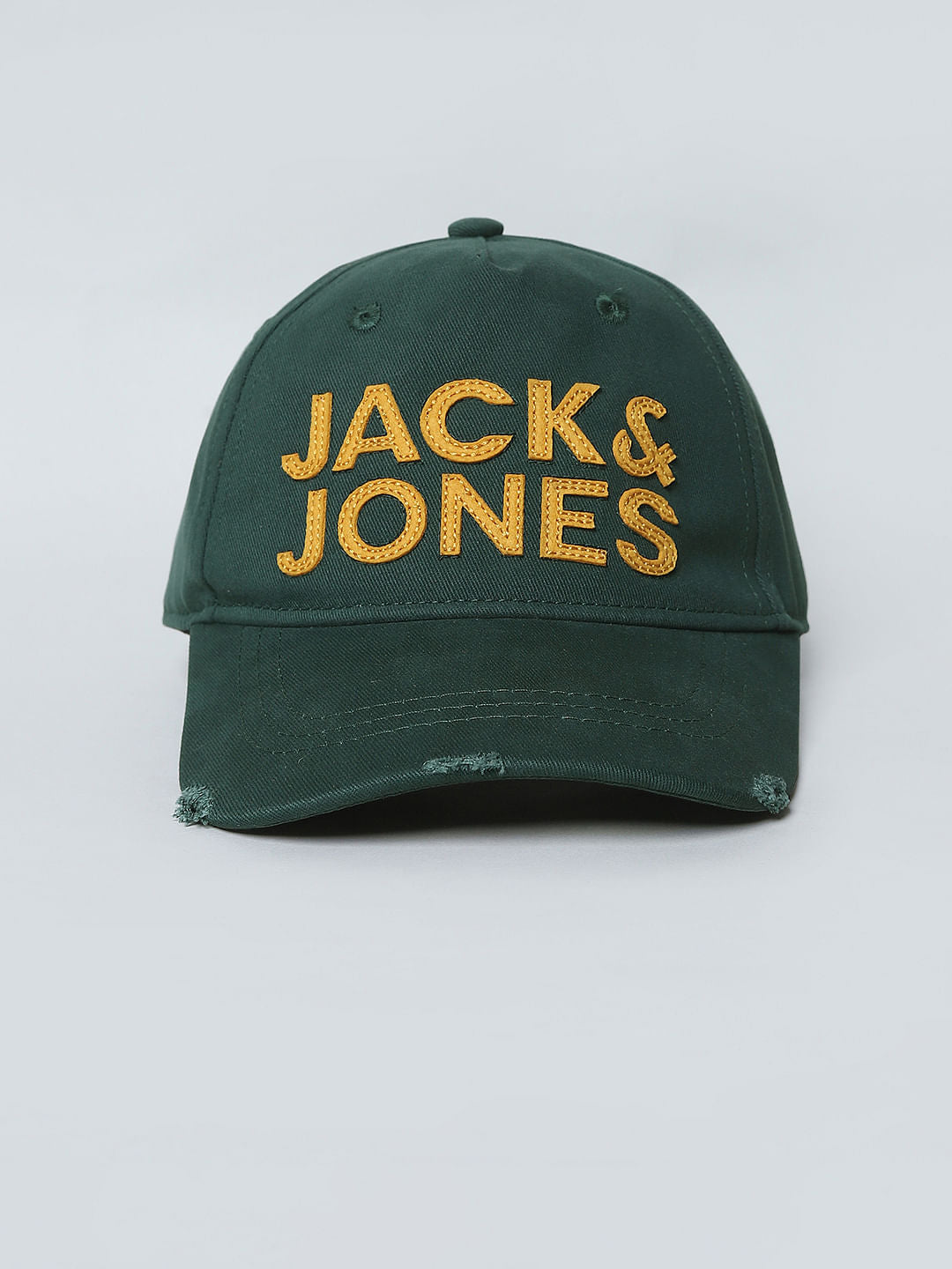 Boys Green Logo Print Baseball Cap