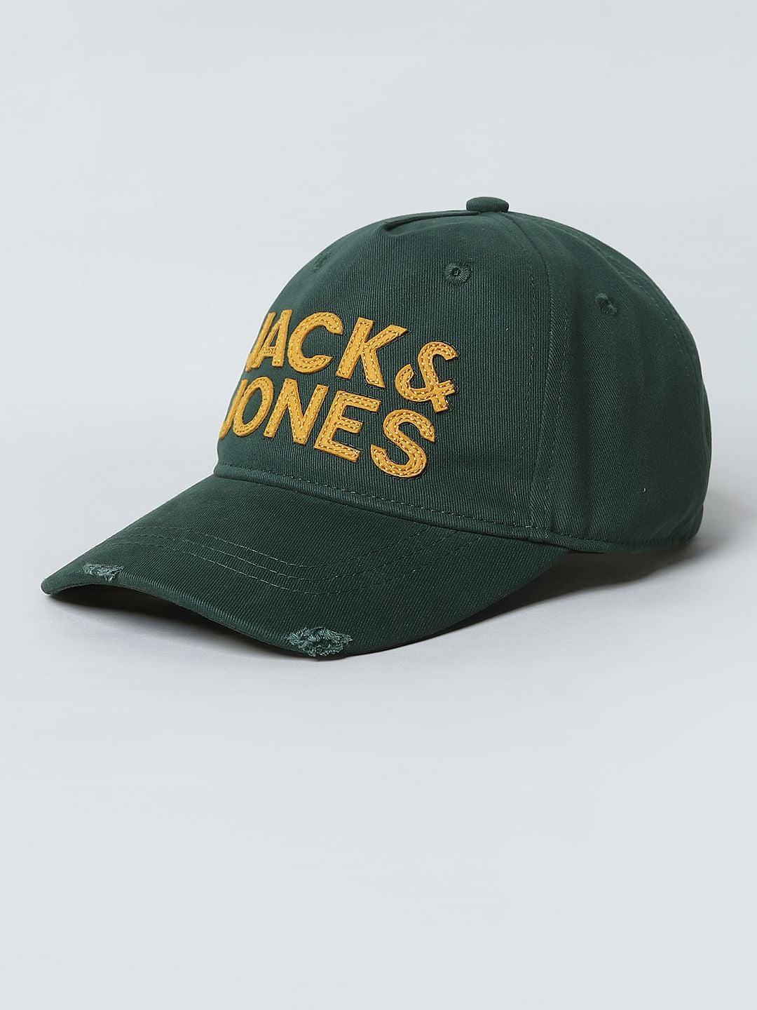 Boys Green Logo Print Baseball Cap