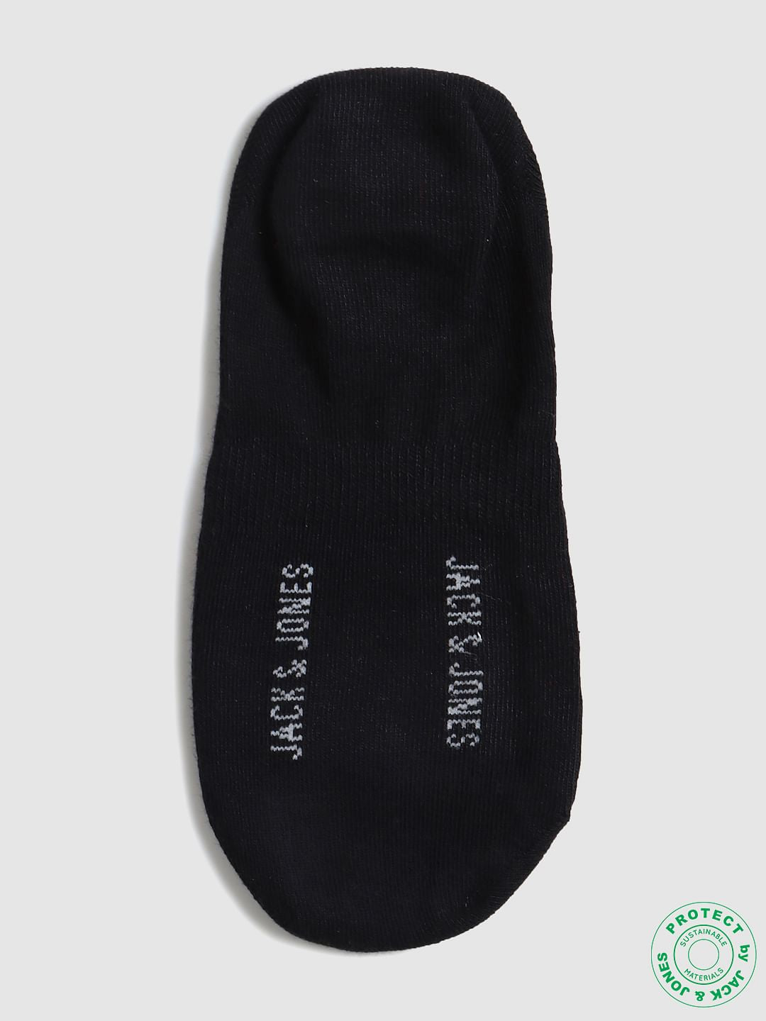 Black Colourblocked Footies