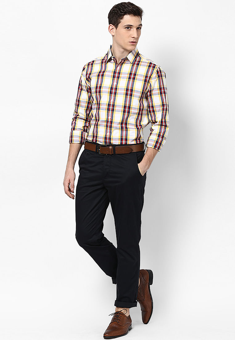 Solid Casual Trouser