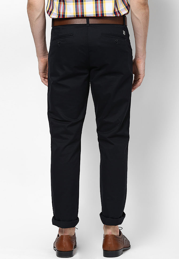 Solid Casual Trouser