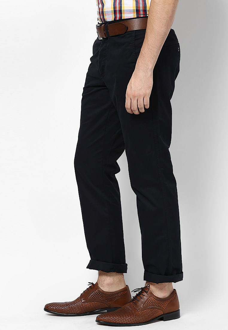 Solid Casual Trouser