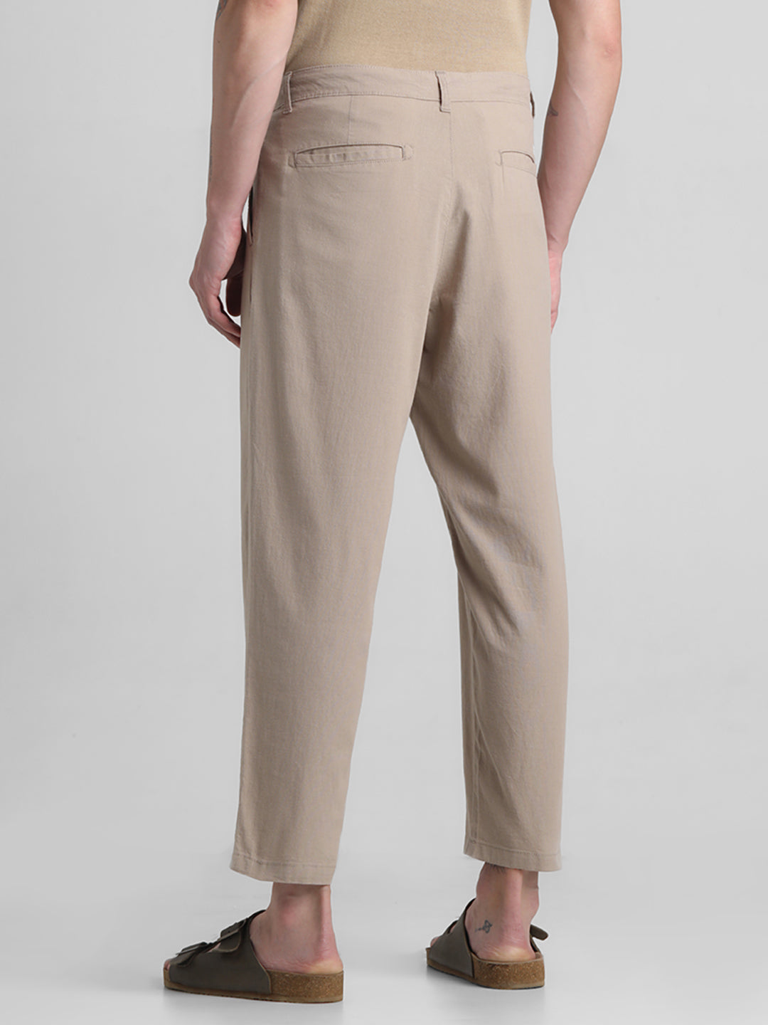 Jack & Jones Khaki Regular fit Stretch Pants