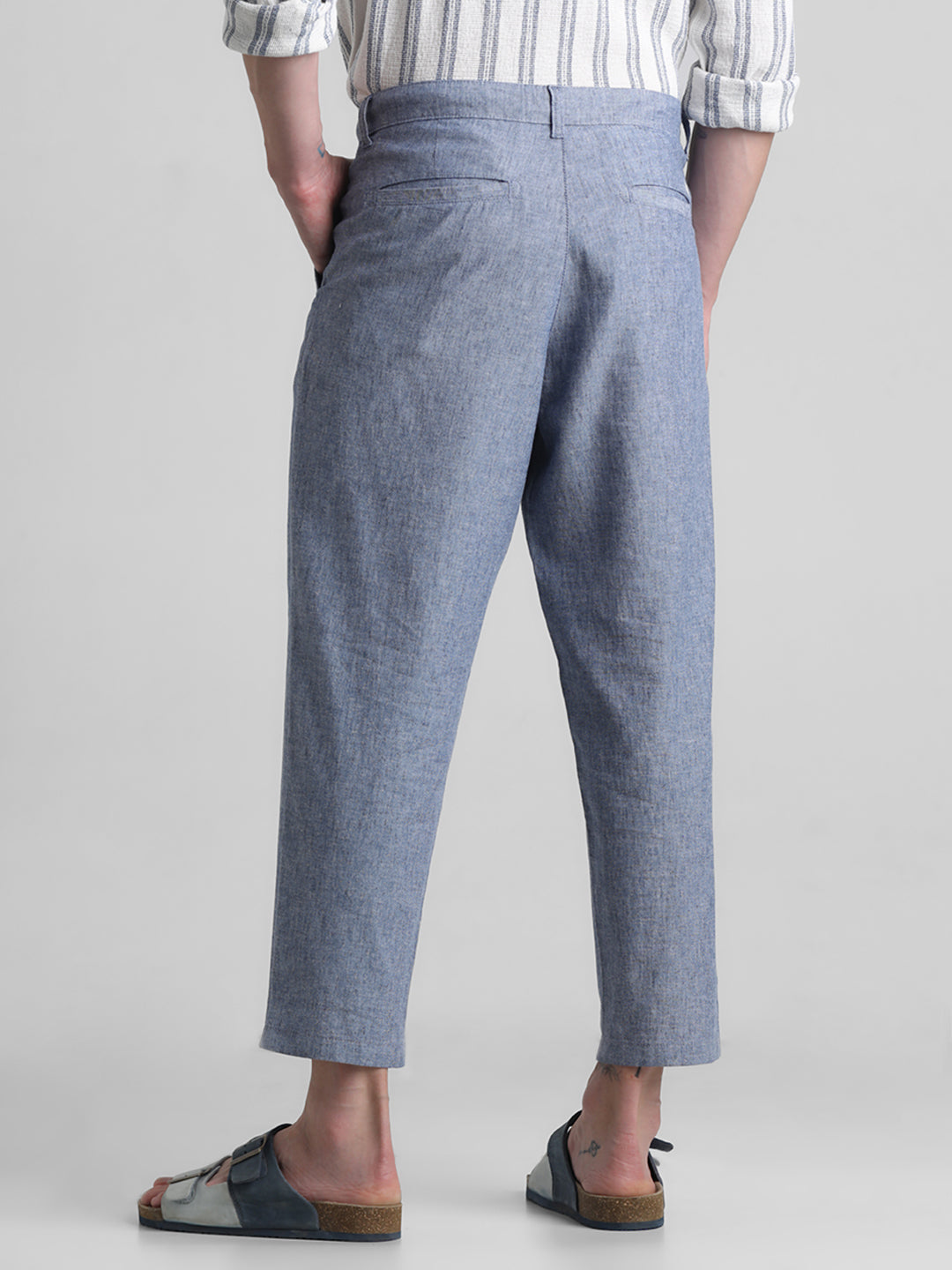 Jack & Jones Blue Regular fit Stretch Pants