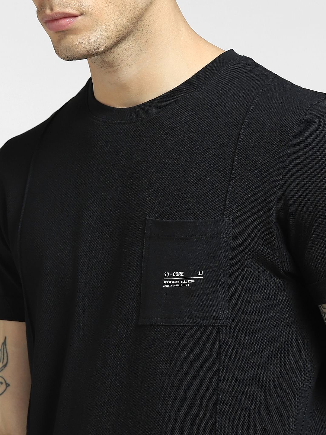 Black Crew Neck T-shirt