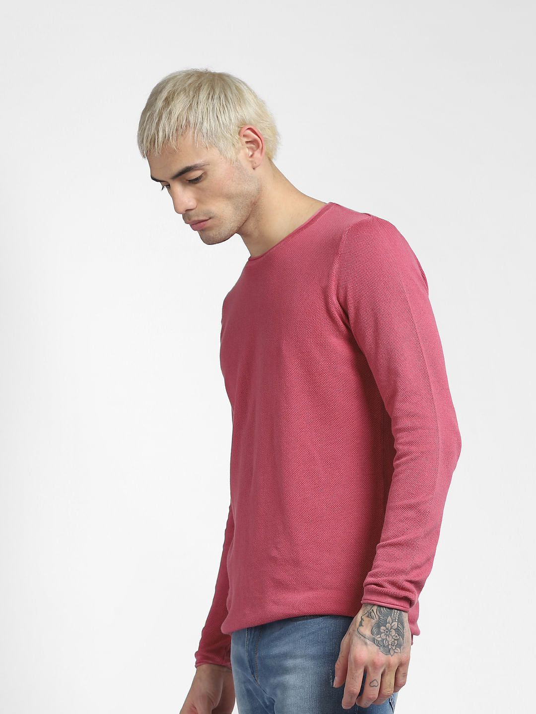 Pink Knit Pullover