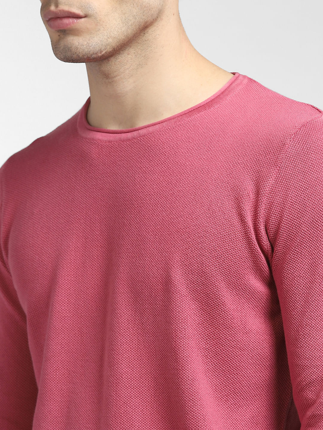 Pink Knit Pullover