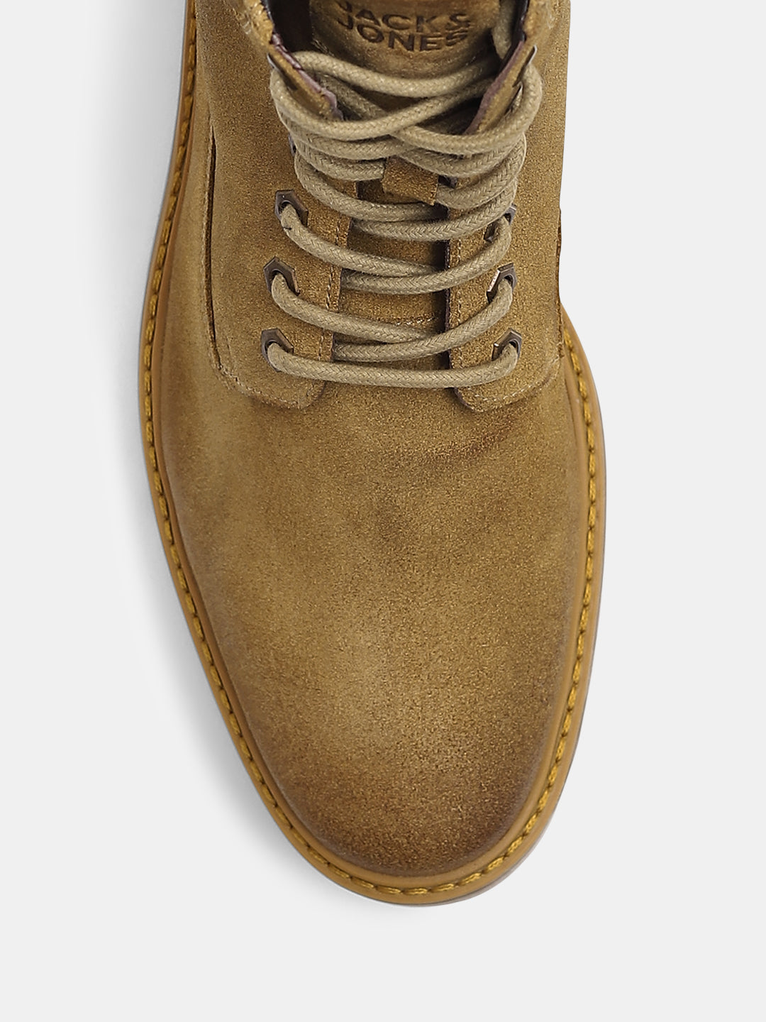 Brown Leather High Heel Boots