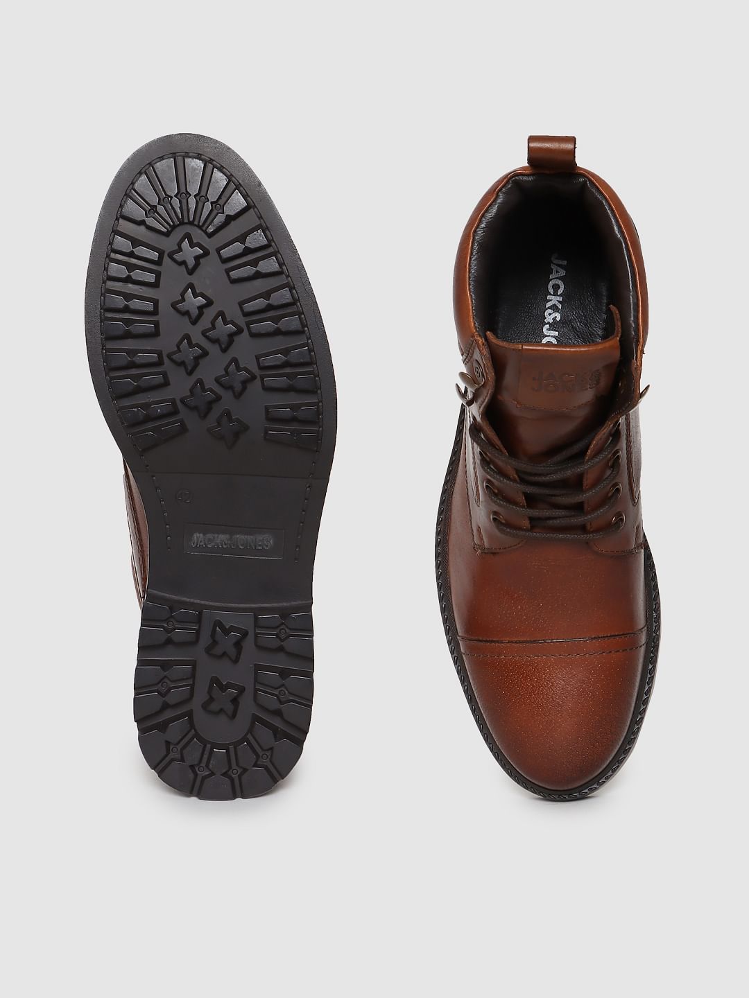 Brown Vintage Leather Boots