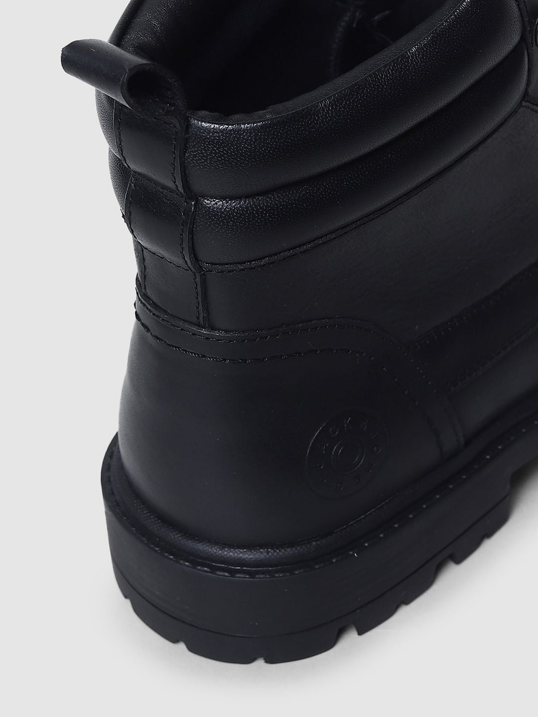 Black Vintage Leather Boots