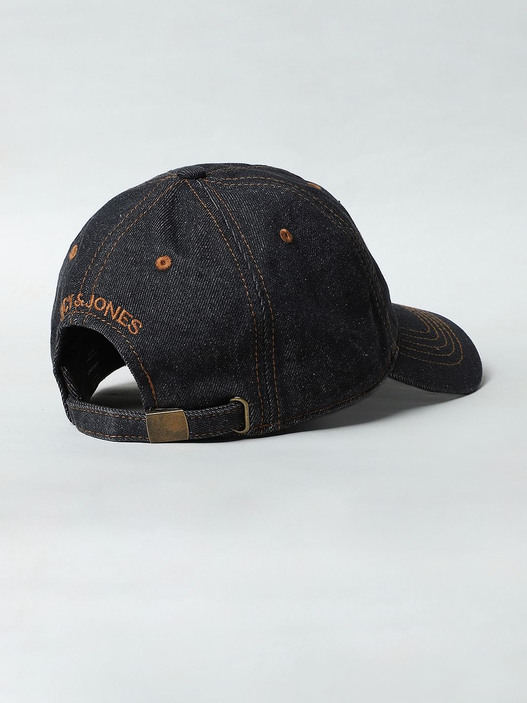 Navy Blue Denim Cap