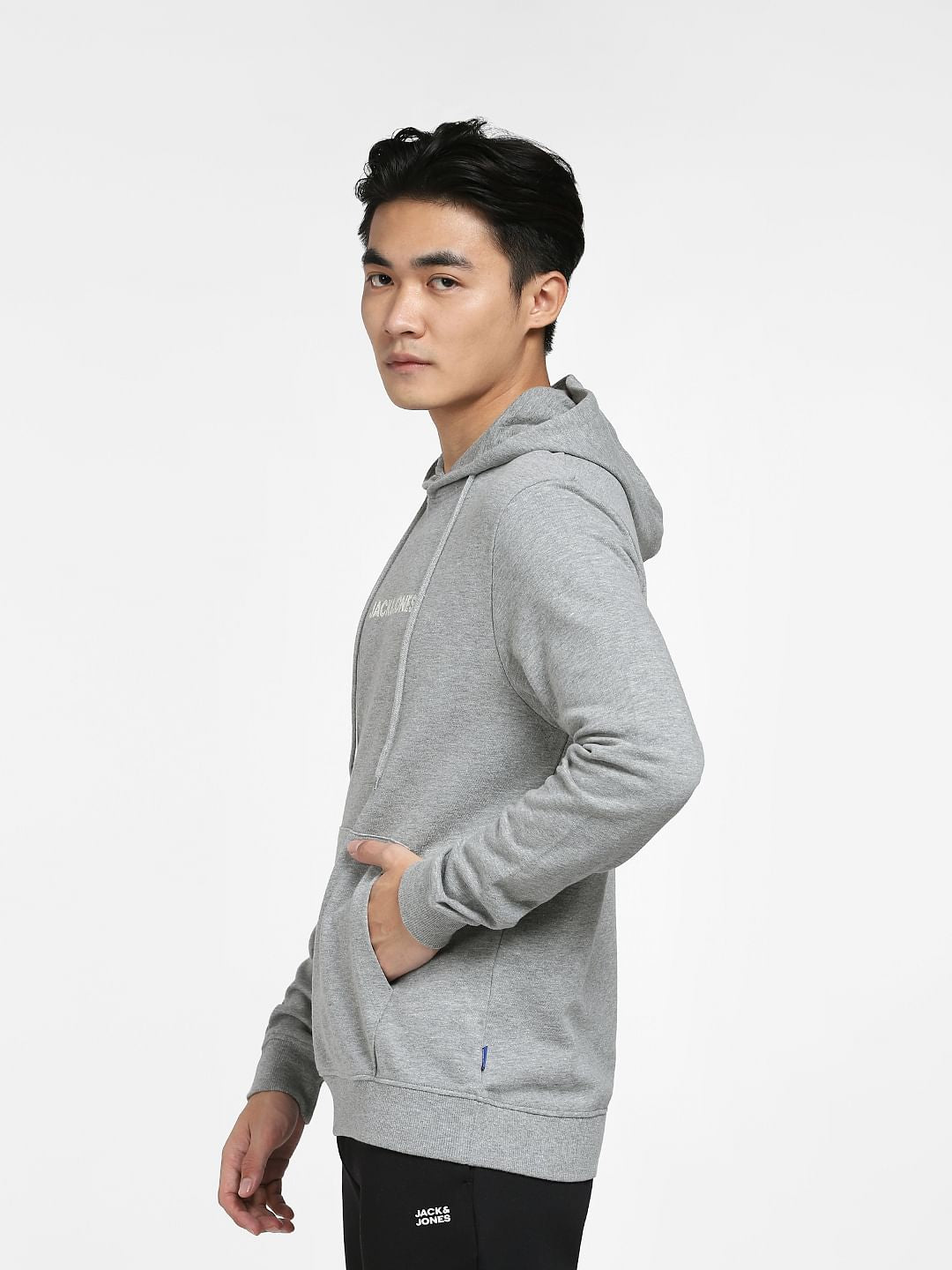 Grey Hooded Sweatshirt