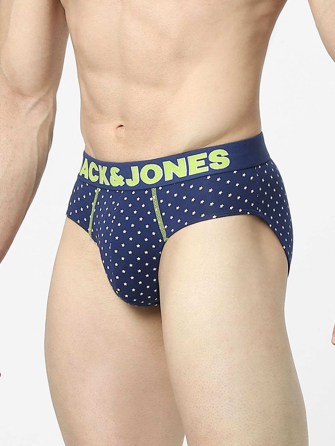 Blue Star Print Briefs