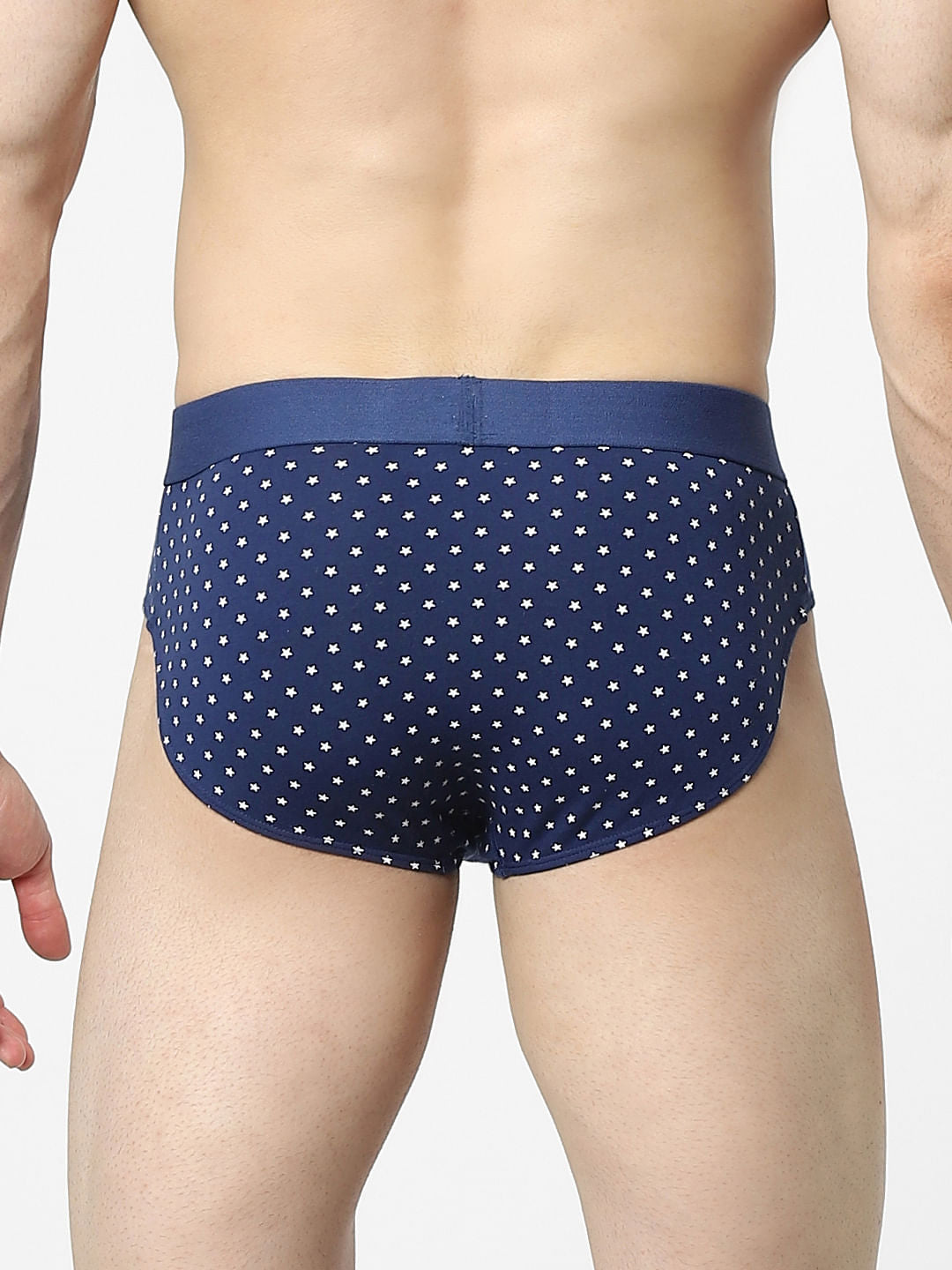 Blue Star Print Briefs