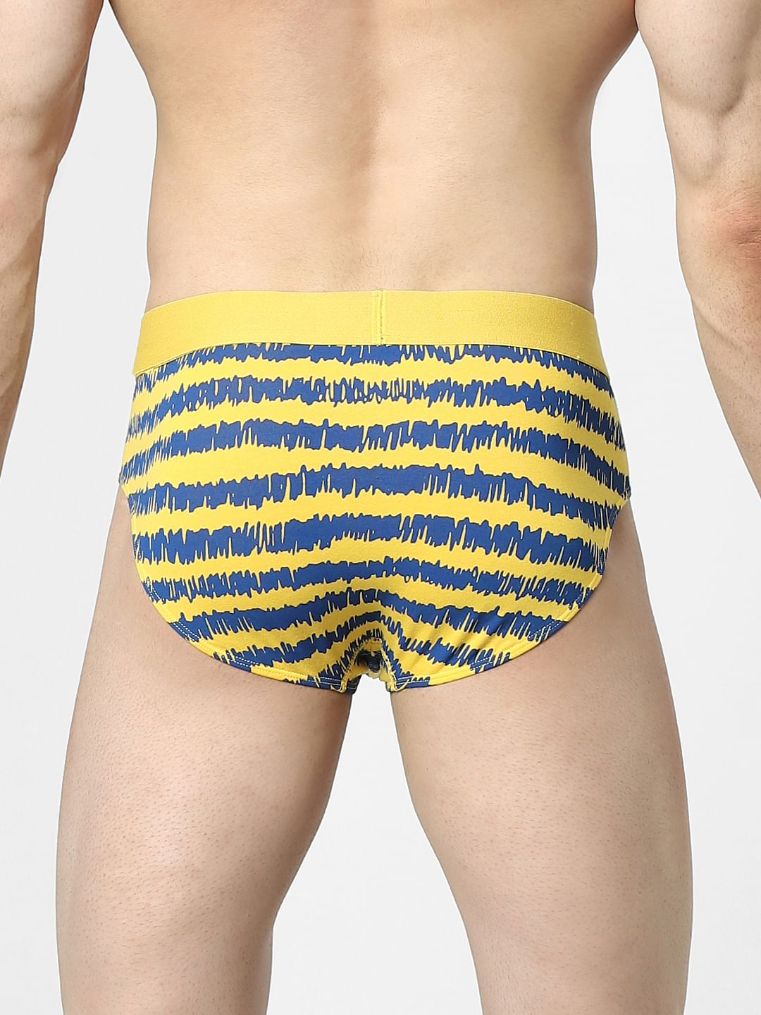 Yellow Striped Briefs