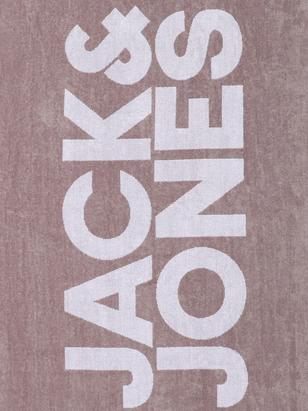 Grey Logo Print Towel
