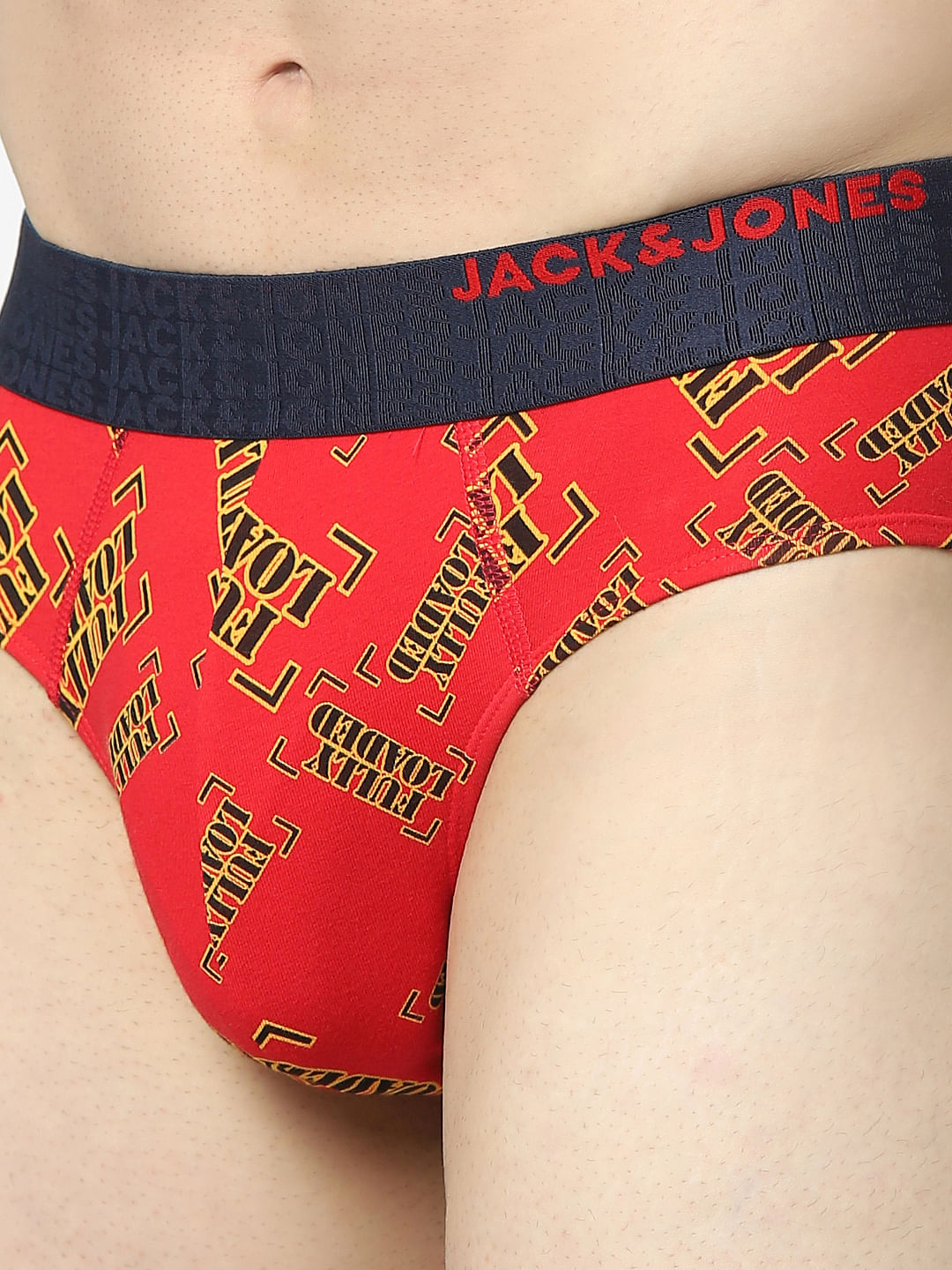 Red Printed Briefs