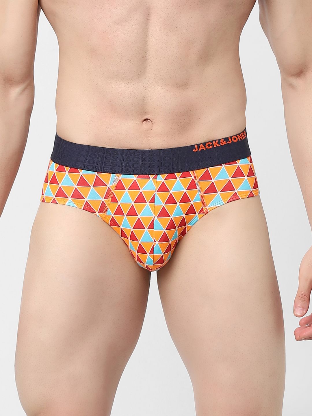 Orange Printed Briefs